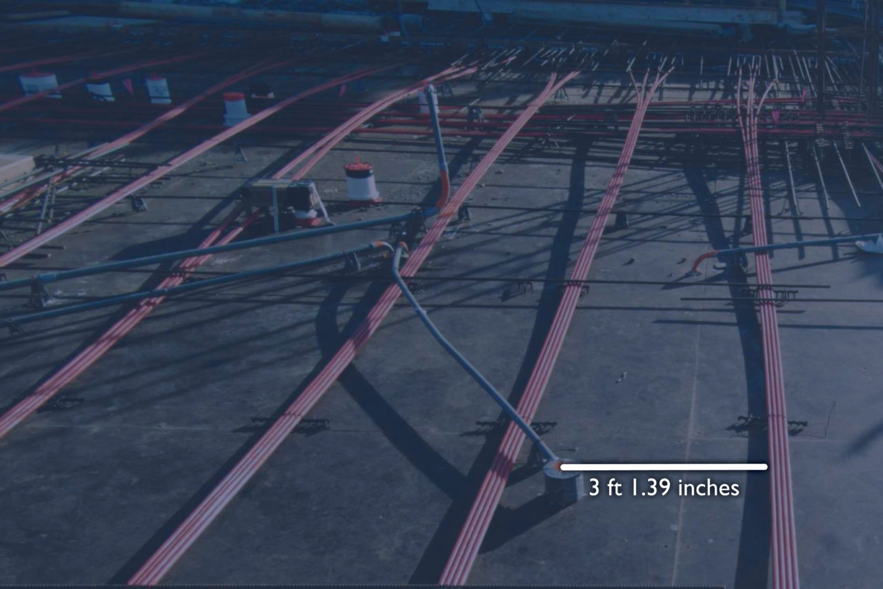 Pre-Slab 3D Image on Construction Site