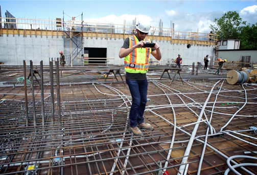 Construction Photography of Pre-Slab