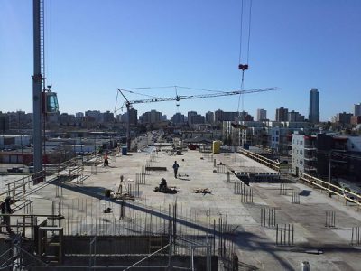 Photo of a general contractor's construction site taken by Multivista