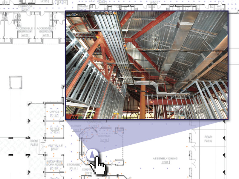 Sample shot of Multivista's construction photo documentation software