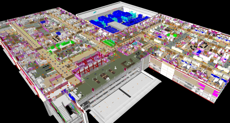 Hexagon Multivista reality capture scan to BIM example