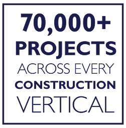 70,000+ projects across every construction vertical.