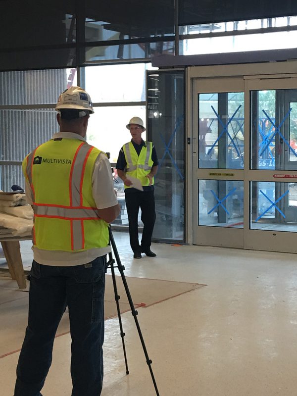 Multivista videographers recording a construction training video