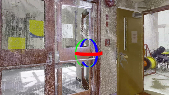 example of a 3D laser scan point cloud in construction