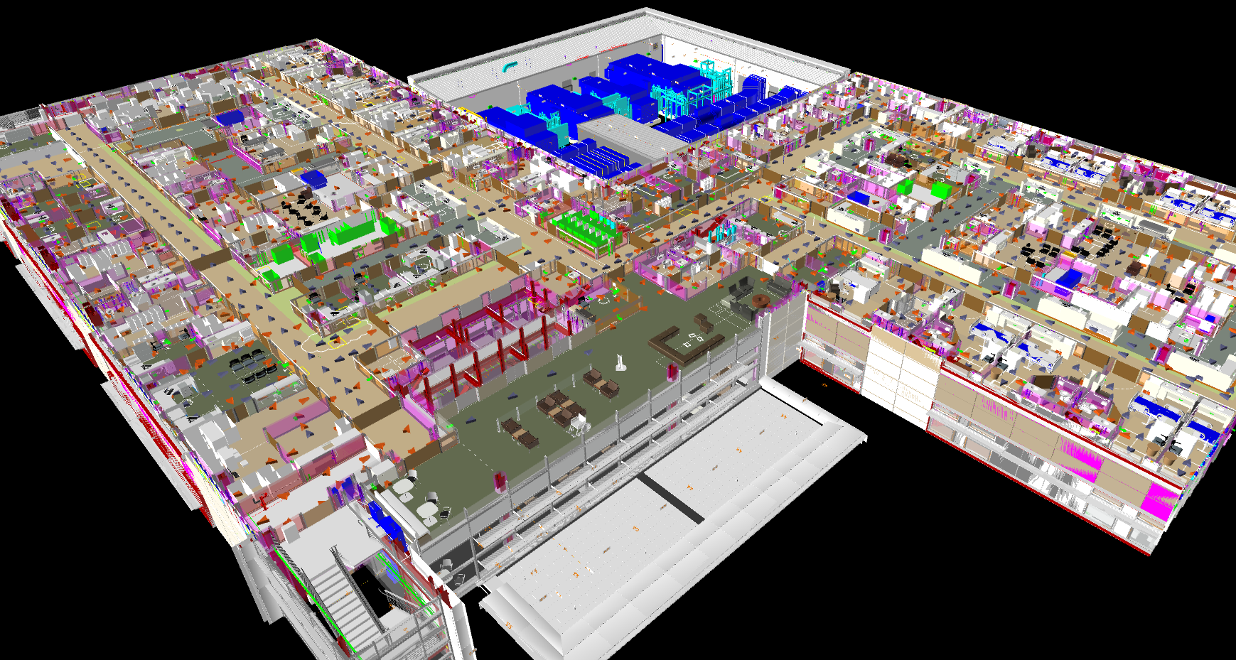 Hexagon Multivista reality capture scan to BIM example