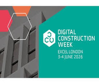 Digital Construction Week event banner, Excel London, 3-4 June 2026.
