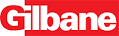 Gilbane wordmark in white text on a red background