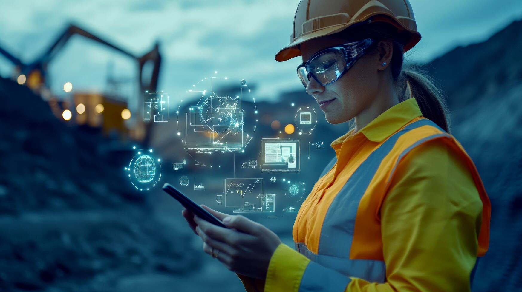 gen z construction workers embrace technology on the jobsite