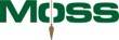 Green Moss logo with a thin line descending from the letter 'o'.