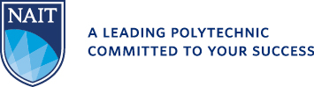 NAIT logo with text 'A LEADING POLYTECHNIC COMMITTED TO YOUR SUCCESS'.