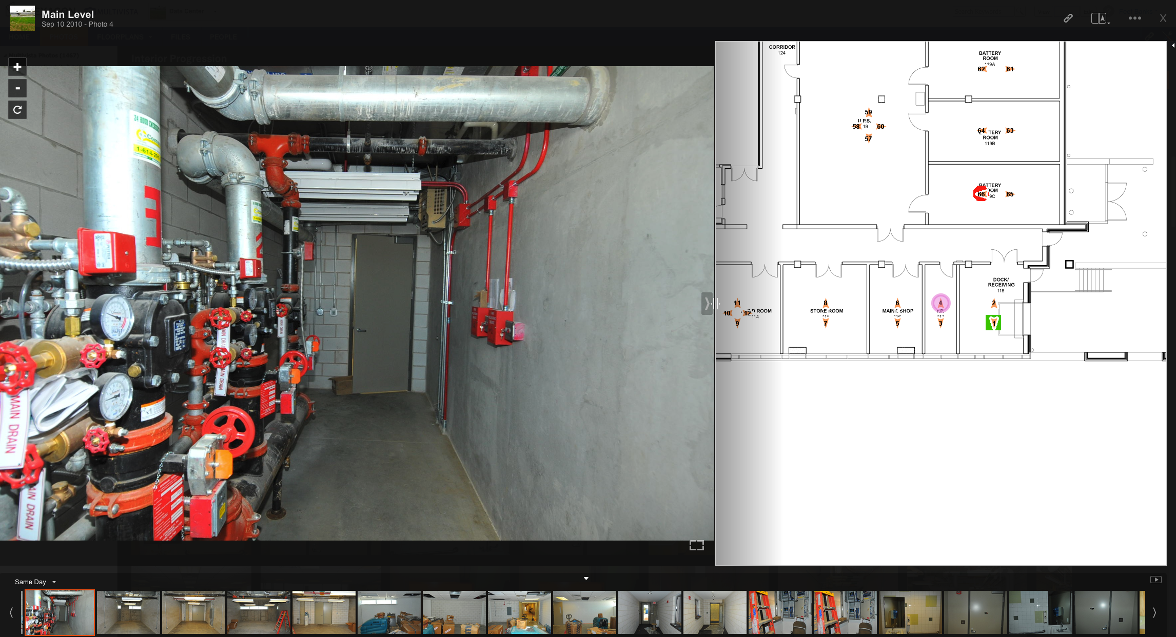 Multivista reality cpature services showcasing data center construction