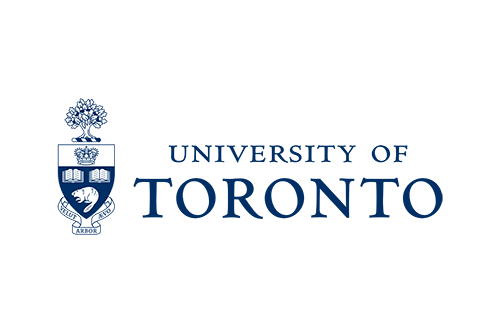 University of Toronto official logo, featuring its blue crest and 'UNIVERSITY OF TORONTO' text.