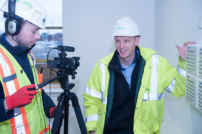 Multivista videographers recording training video for client