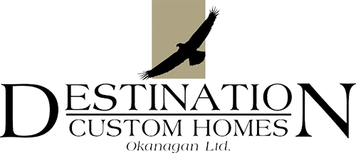 Destination Custom Homes Okanagan Ltd. logo featuring a soaring eagle silhouette.
