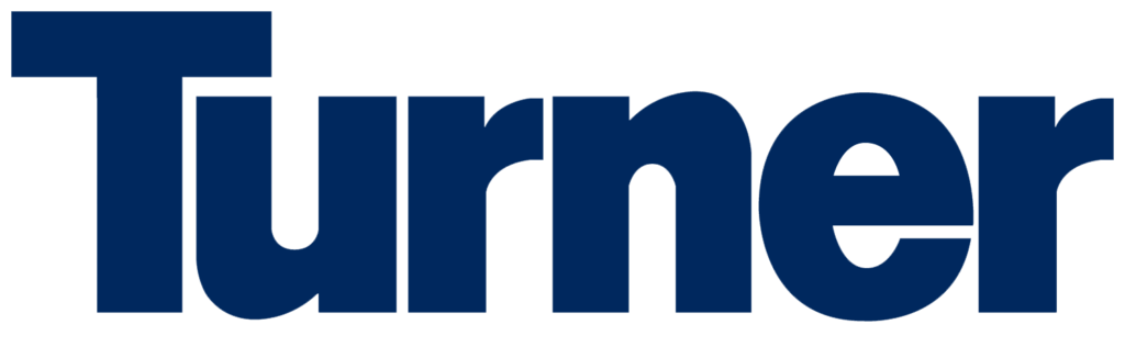 Turner wordmark logo in dark blue text.