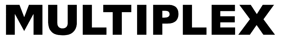 The word 'MULTIPLEX' in bold black text.